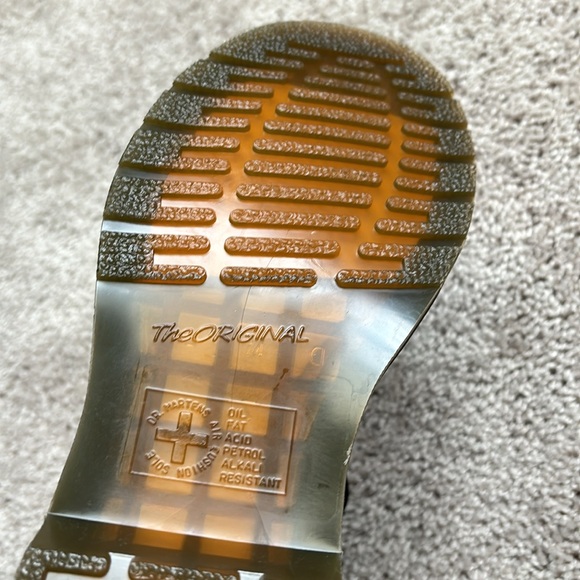 Dr. Martens 1460 Patent Lamper Leather 8-Eye Boots Size 9 - Picture 7 of 9